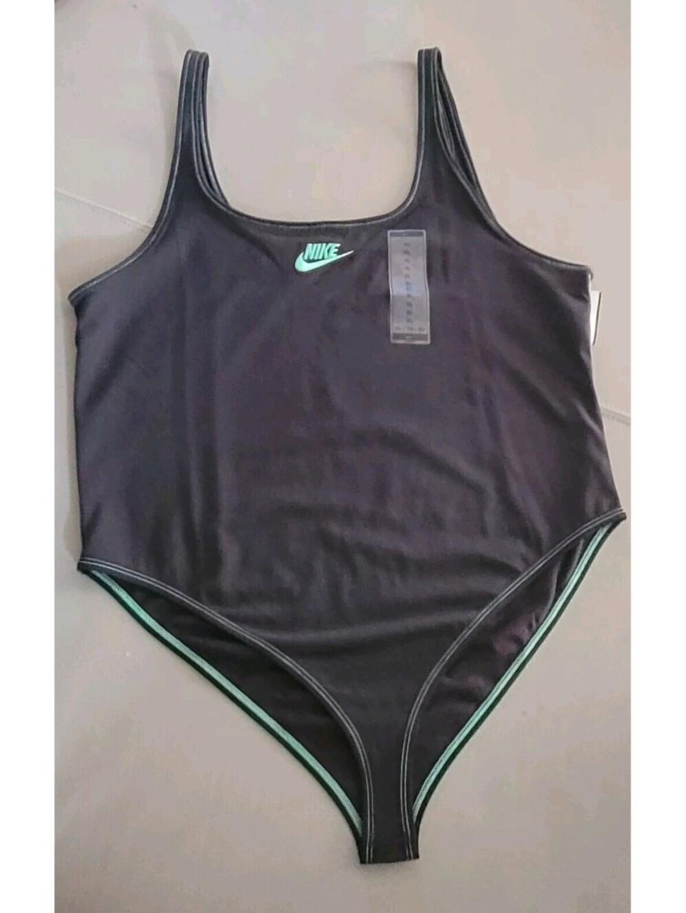 Nike Sportswear US Size XL Women's Bodysuit Black And Green